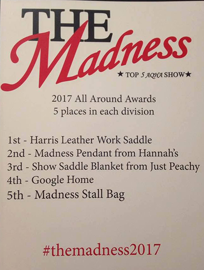 New Top 5 Awards For All-Around at SOQHA Madness and $8,500 in Youth Scholarships at SOQHA Challenge