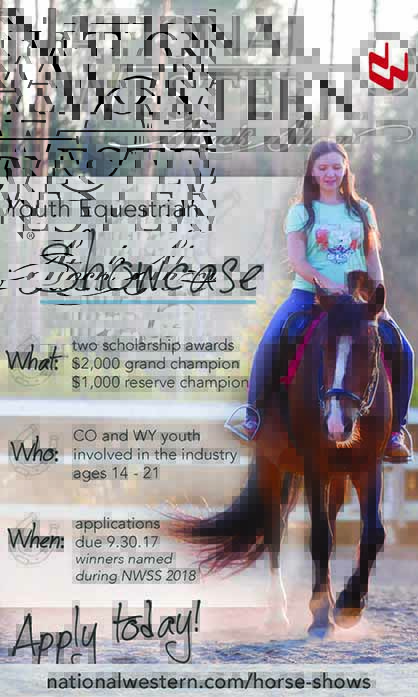 National Western Stock Show Announces Return of Youth Equestrian Showcase Scholarship Program