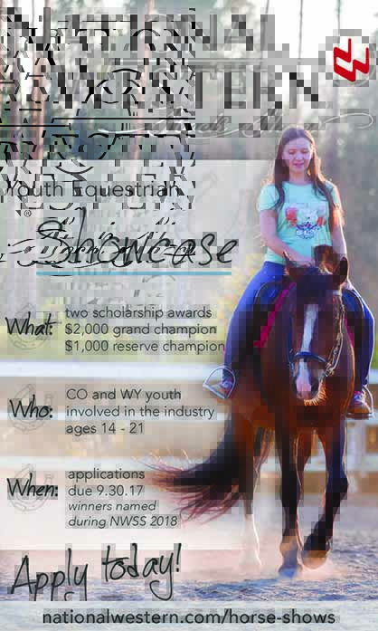 National Western Stock Show Announces Return of Youth Equestrian Showcase Scholarship Program