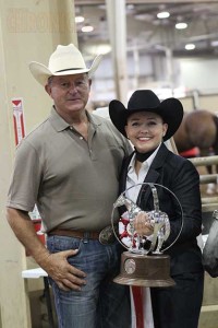 Allie Tamulewicz with Gene parker.