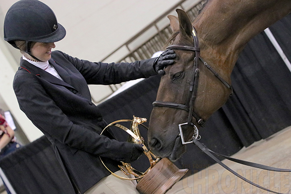 Calley Huston and Colossal Asset Win 2017 AQHA Youth World Equitation