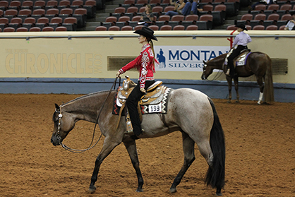 Hayley Riddle and No Doubt I’m Somethin Win L2 Western Pleasure at AQHYA World