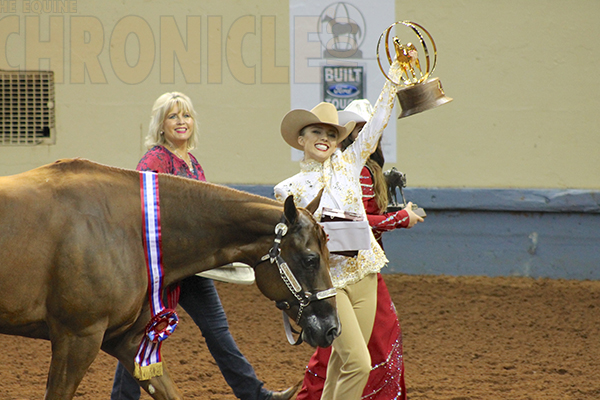 Mallory Vroegh and Krymsun Belle Win First World Title at 2017 AQHA Youth World