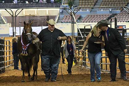 Morning AQHYA World Halter Wins Go To Bradyn Burke, RJ Shepard, and Christian Britt