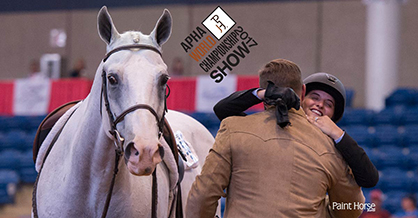 APHA World Show Exhibitor, Carlee Christian, Says Yes to Arena Wedding Proposal