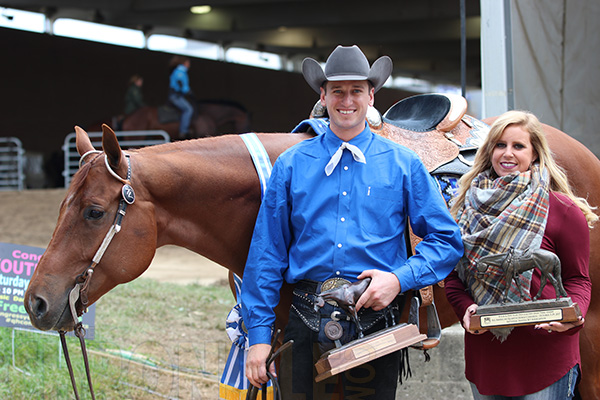 Jess Bergantzel/Memphis Bound, Troy Lehn/Good Like Jagger Win 4 and & 5-Year-Old Trail Stakes