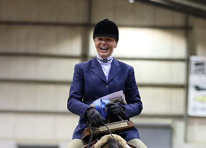 Laurel Champlin Wins “Triple Crown” With Look N Hott in Select Hunter Under Saddle