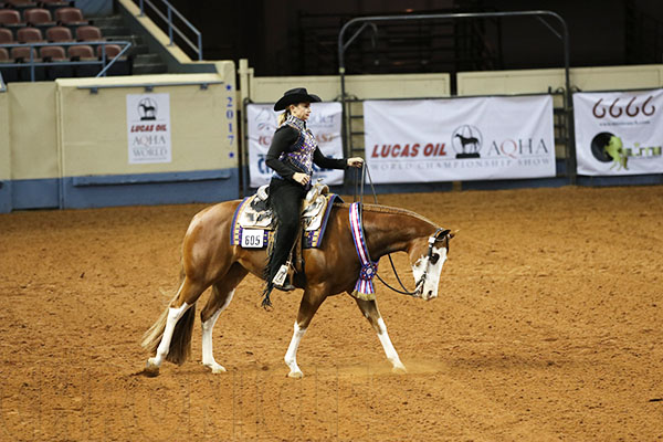 Shannon Gillespie and Colorado Chrome Win Junior Western Riding L2 at AQHA World