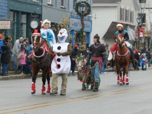 Mustang Acres Farm in the Old Fashioned Lexington Michigan Horse Parade.