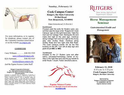 2018 Horse Management Seminar- Gastrointestinal Health