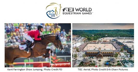 FEI World Equestrian Games to be Held in U.S. For Second Time in History