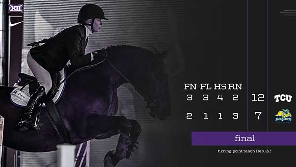 TCU Equestrian Wins First NCEA Meet of the Weekend