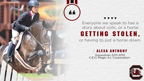 Collegiate Equestrian Alumna Uses Artificial Intelligence to Save Horses