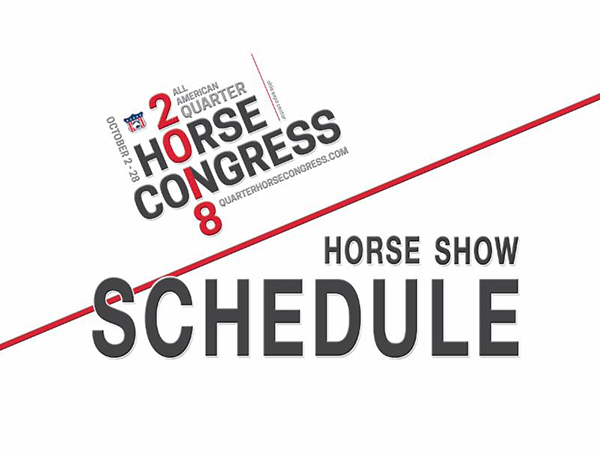 2018 Quarter Horse Congress Schedule Now Online