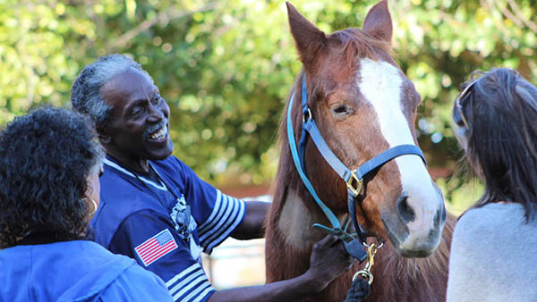 Easing the Effects of Dementia With Help From Horses
