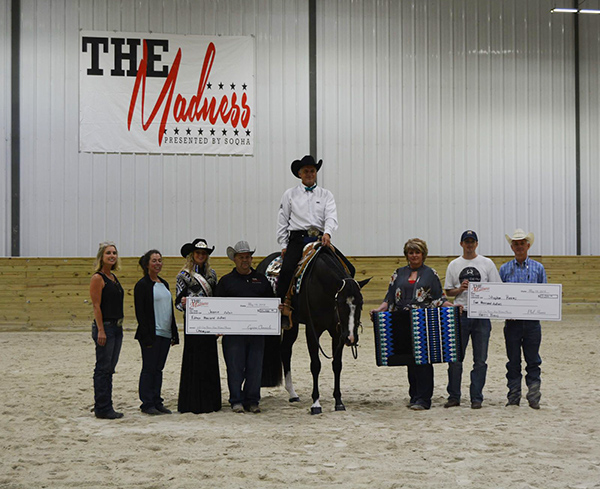 Steve Reams and The Dark Impulse Win Equine Chronicle SOQHA Madness 3 and Over Novice Western Pleasure