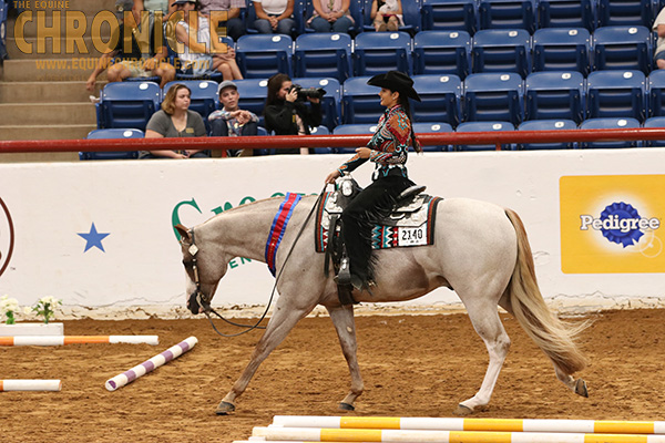 Barn Mates, Marla Leone and Macie Soderquist, Top APHA Youth World Novice Youth 14-18 Trail