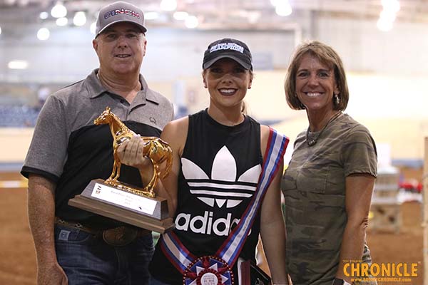 Taylor Searles and Hereicomagain Win AQHA Youth World Level 2 Trail