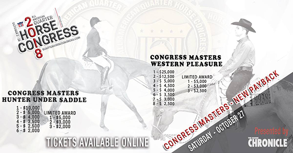 Changes to Equine Chronicle Congress Masters Payouts in 2018