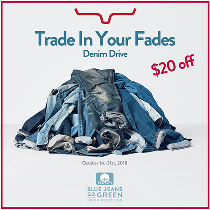 Trade in Your Faded Jeans With Kimes Ranch Jeans This Oct. For a Good Cause