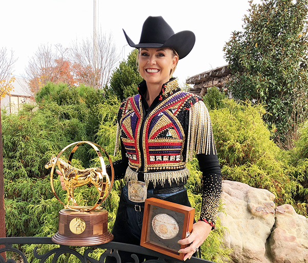 Melissa Jones Wins AQHA World Senior Trail with Chilln Ona Dirt Road