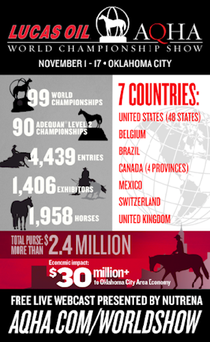 AQHA World Show- By The Numbers