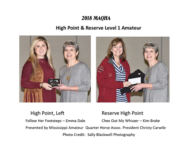 Mississippi QHA Year-End Results and Photos