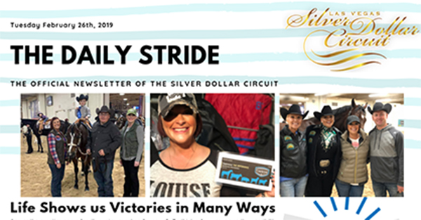 Silver Dollar Circuit- Daily Stride- Life Shows us Victories in Many Ways
