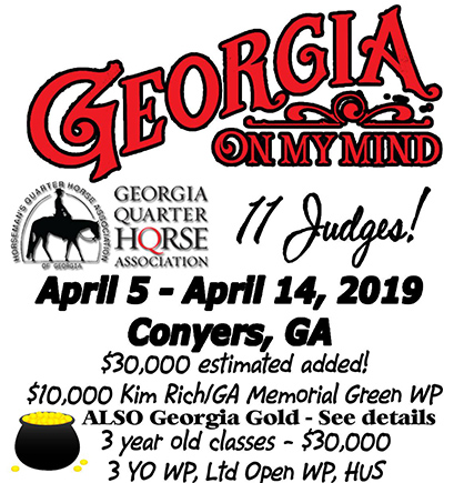 11 Judges Coming to Georgia On My Mind- April 5-14