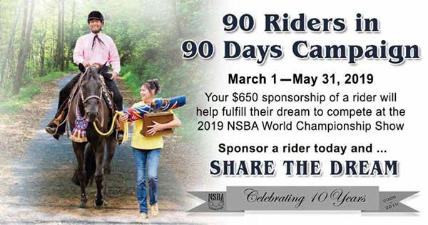 NSBA 90 Riders in 90 Days Campaign