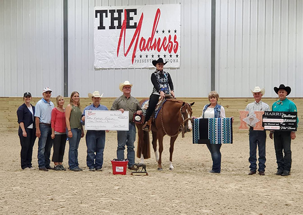 Zuidema and Knockin It Out Win Equine Chronicle Novice Horse WP at SOQHA Madness