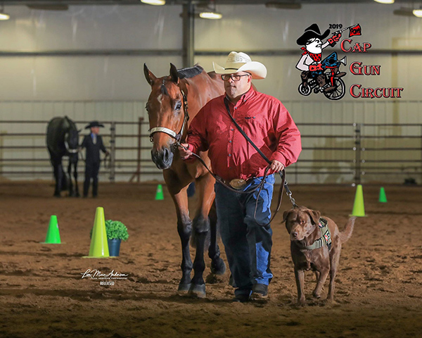 First Horse/Handler/Dog Trio in AQHA EWD Classes Finds Success