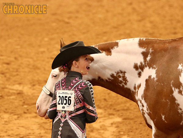 Stubblefield, Heitman, and Hostetler Named Showmanship World Champions at APHA Youth World