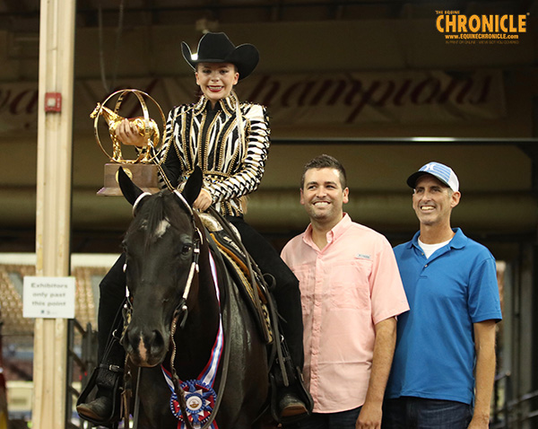 Tatum Richey Wins First AQHA World Championship in 14-18 Trail