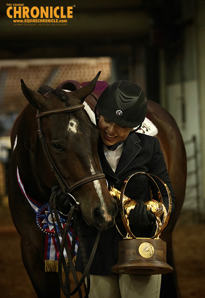 Sydney Sargent and Nya Kearns Win AQHA Youth World Equitation