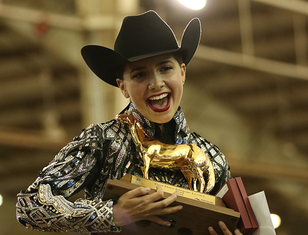 Ariana Cimino/RL Best of Goodbar Win Level 2 Trail at AQHA Youth World