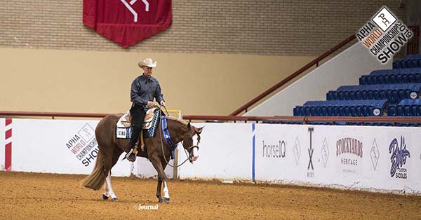 Jay Starnes Takes Prize with Never Had I Ever in APHA World Breeders’ Trust 2-Year-Old WP