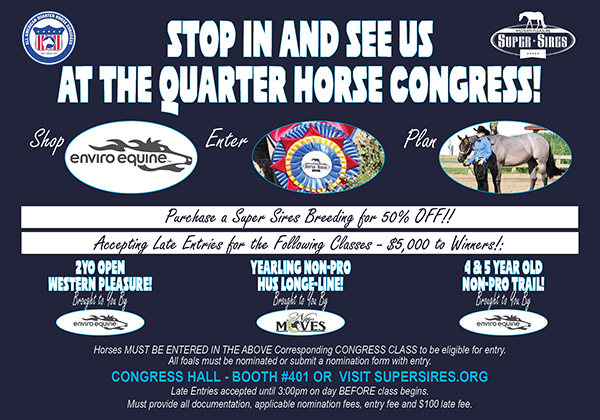 Stop and See Super Sires at QH Congress!