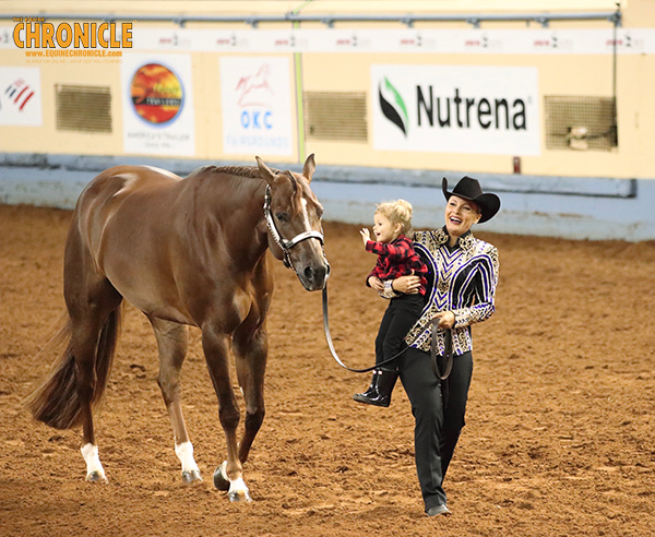 Angela Fox and HP The Rusty Fox Win Amateur All Around at AQHA World For Second Year in a Row