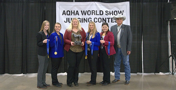 AQHA World Show Collegiate Judging Contest Results