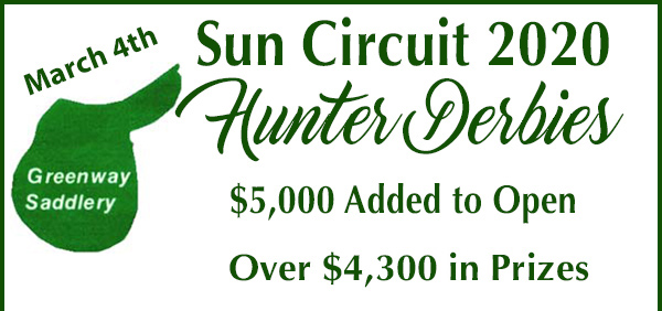 AZ Sun Circuit- Hunter Derby Clarification