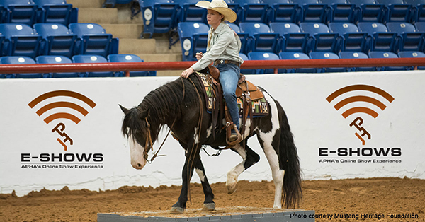 APHA E-Shows to Host First Virtual Show For Mustang Heritage Foundation