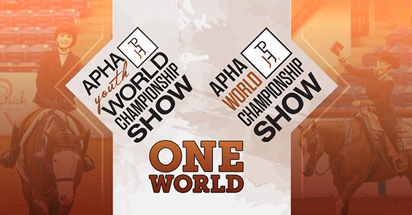 2020 APHA Youth World Postponed to Fall- Reunited with Open/Amateur World Show