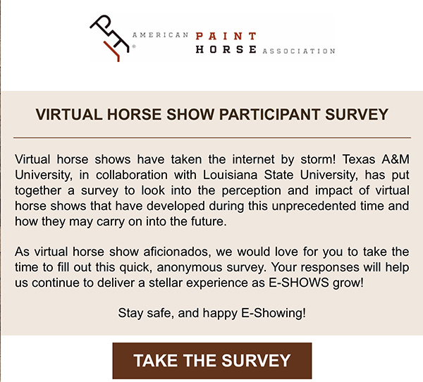 Virtual Horse Show Participant Survey