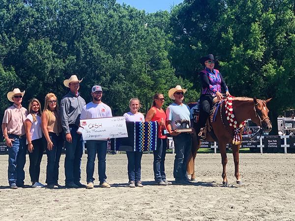 Katy Jo Zuidema and Martina Mckride Win Virginia Maiden 3 and Over Western Pleasure