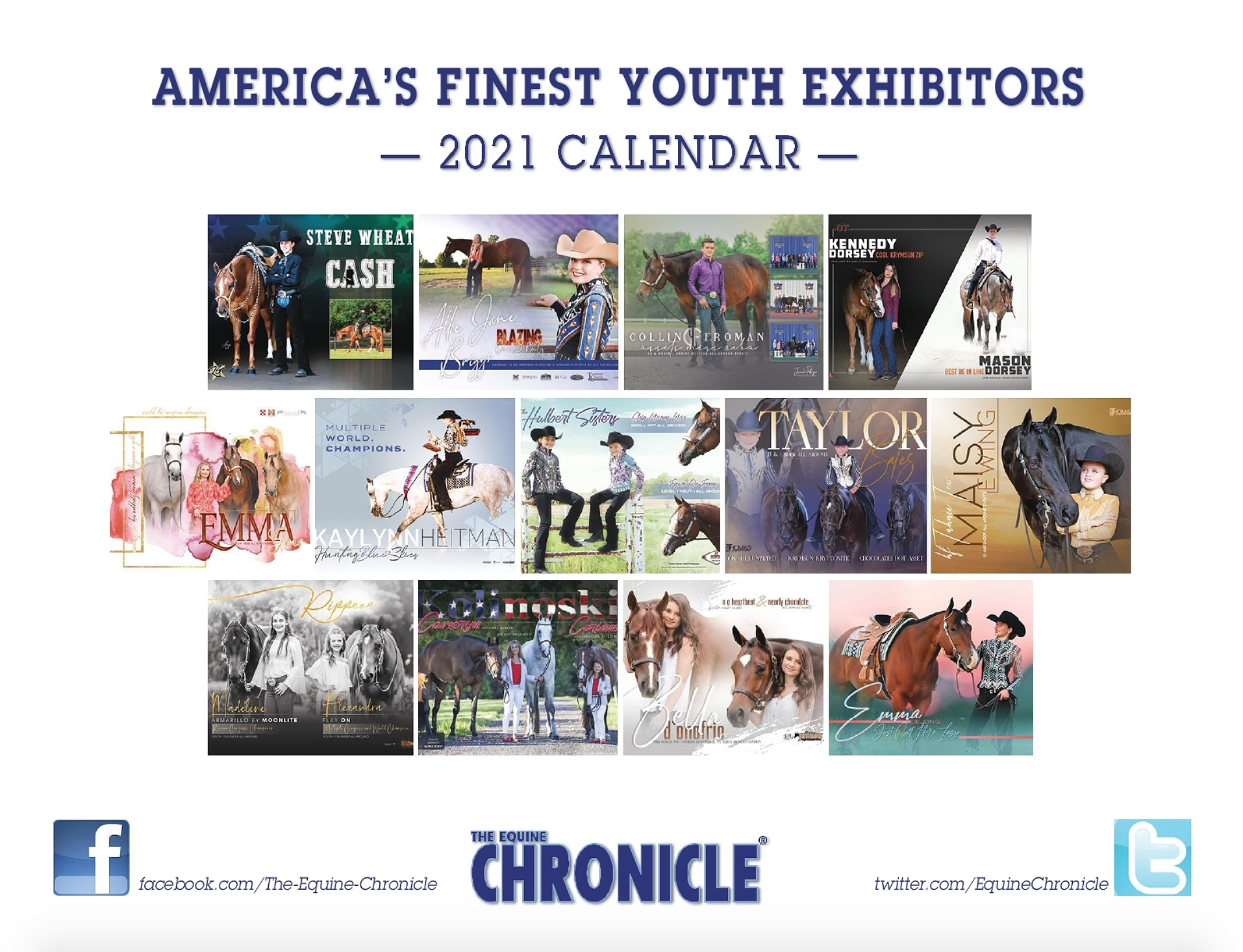 America’s Finest Youth Exhibitors 2021 Calendar