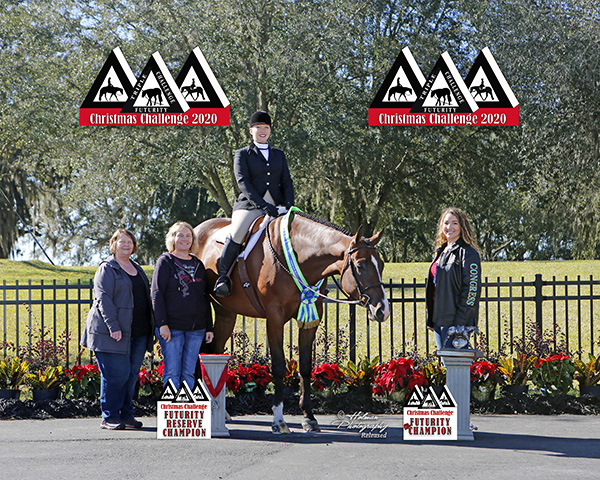 Nicole Salzer and Company Man Are Co-Champions in 3-Year-Old NP HUS at TP Christmas Challenge
