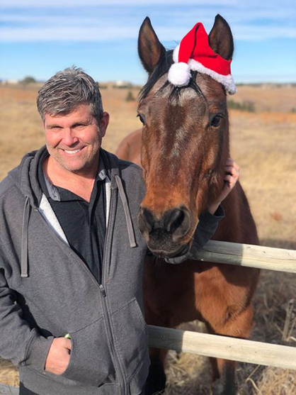 EC Photo of the Day- The Two GOATS Wish You a Merry Christmas!