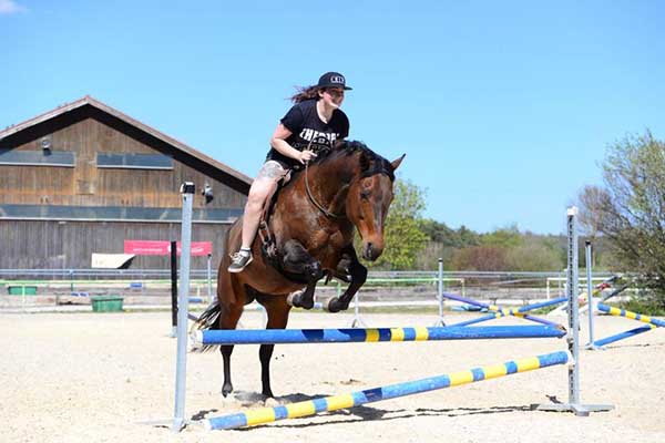EC Photo of the Day- Bridleless Jumping