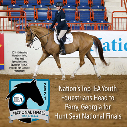 Nation’s Top IEA Youth Equestrians Head to Perry, Georgia for Hunt Seat National Finals